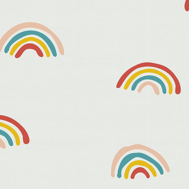 Childrens Roller Blinds with a Rainbow Print