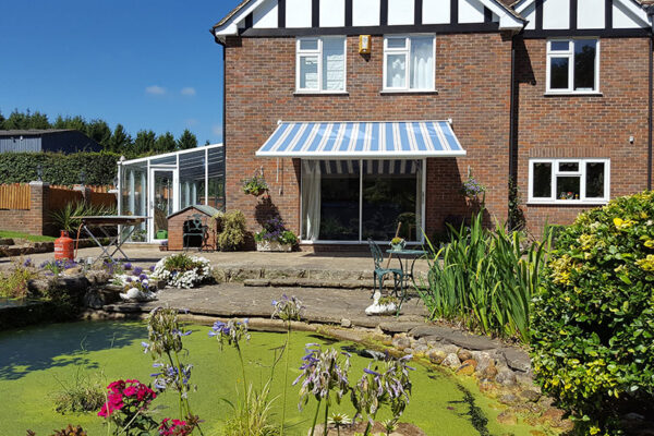 Garden Awning in Hastings, East Sussex