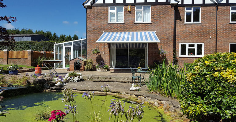 Garden Awning in Hastings, East Sussex