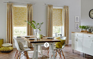 Made-to-measure dining room curtains in Eastbourne